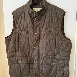 Barbour Men's Dark Brown Quilted Vest